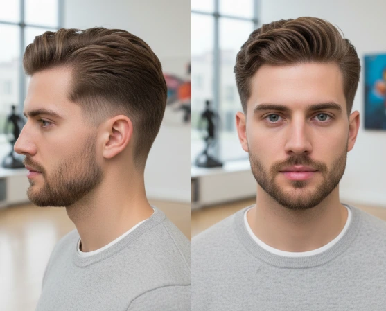 asian male low taper fade hair style