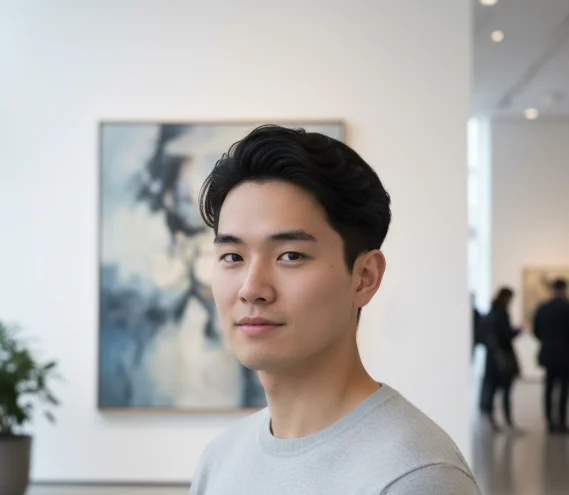 low taper fade asian