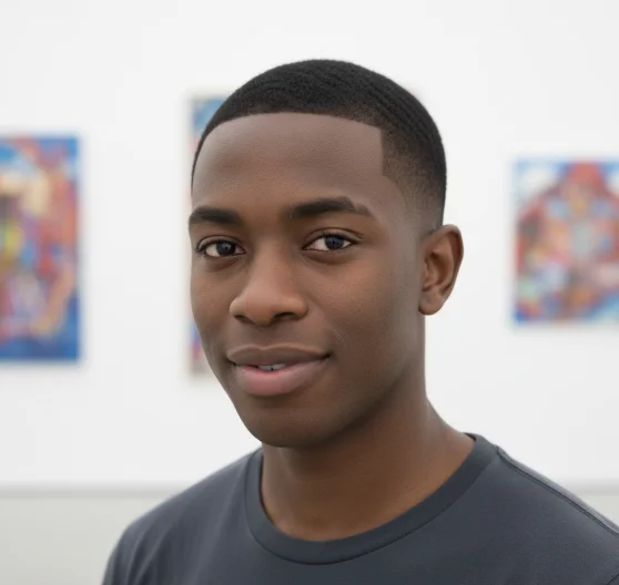 low taper fade buzz cut