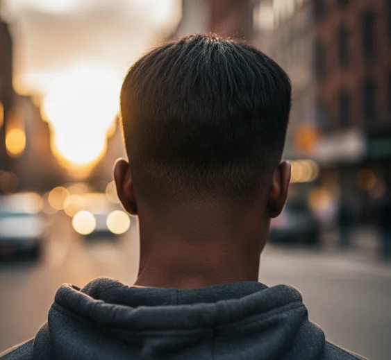 low taper fade back